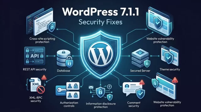 WordPress 7.1.1 security fixes