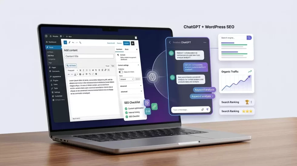 How to use ChatGPT for WordPress SEO with AI content and SEO analytics